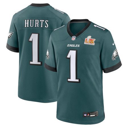 Jalen Hurts Philadelphia Eagles Super Bowl Game Day Jersey (Men)