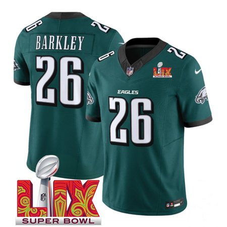 Saquon Barkley Philadelphia Eagles Super Bowl Game Day Jersey (Men)