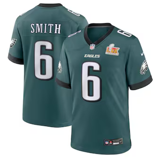 Devonta Smith Philadelphia Eagles Super Bowl Game Day Jersey (Men)