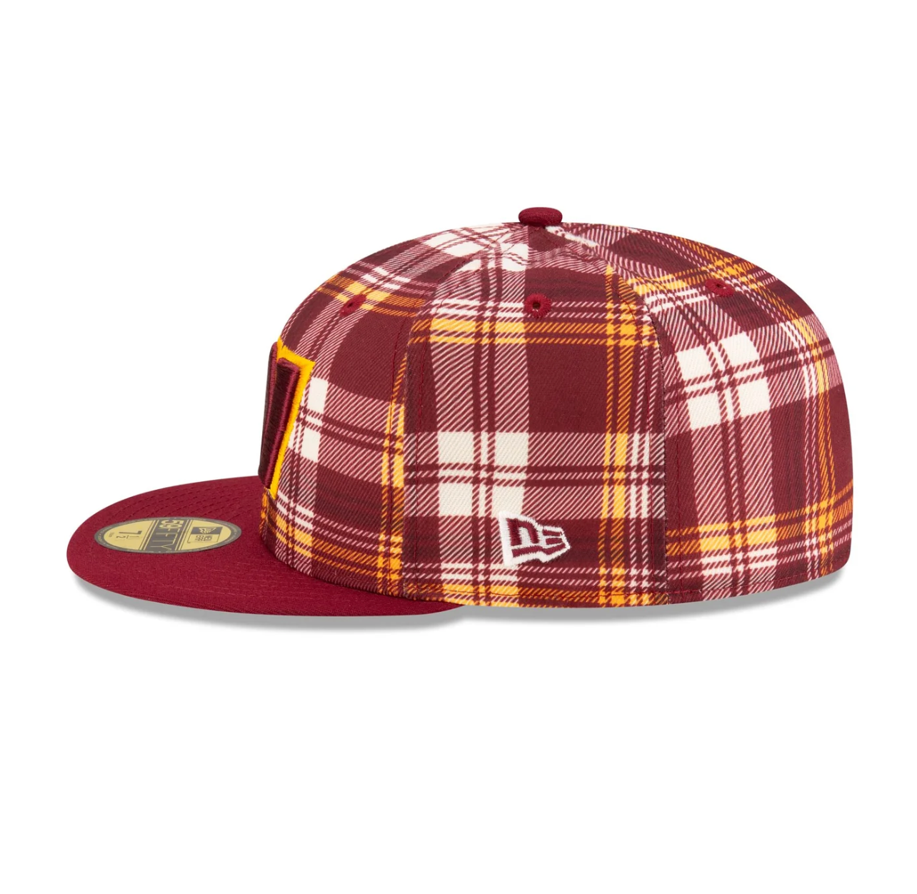 Washington Commanders / Redskins Plaid Snapback Cap