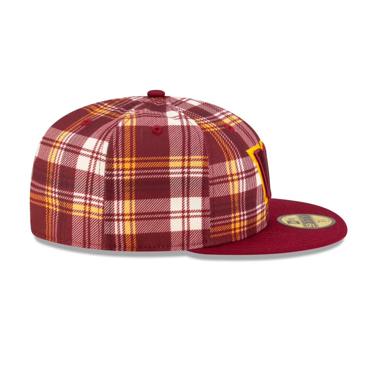 Washington Commanders / Redskins Plaid Snapback Cap