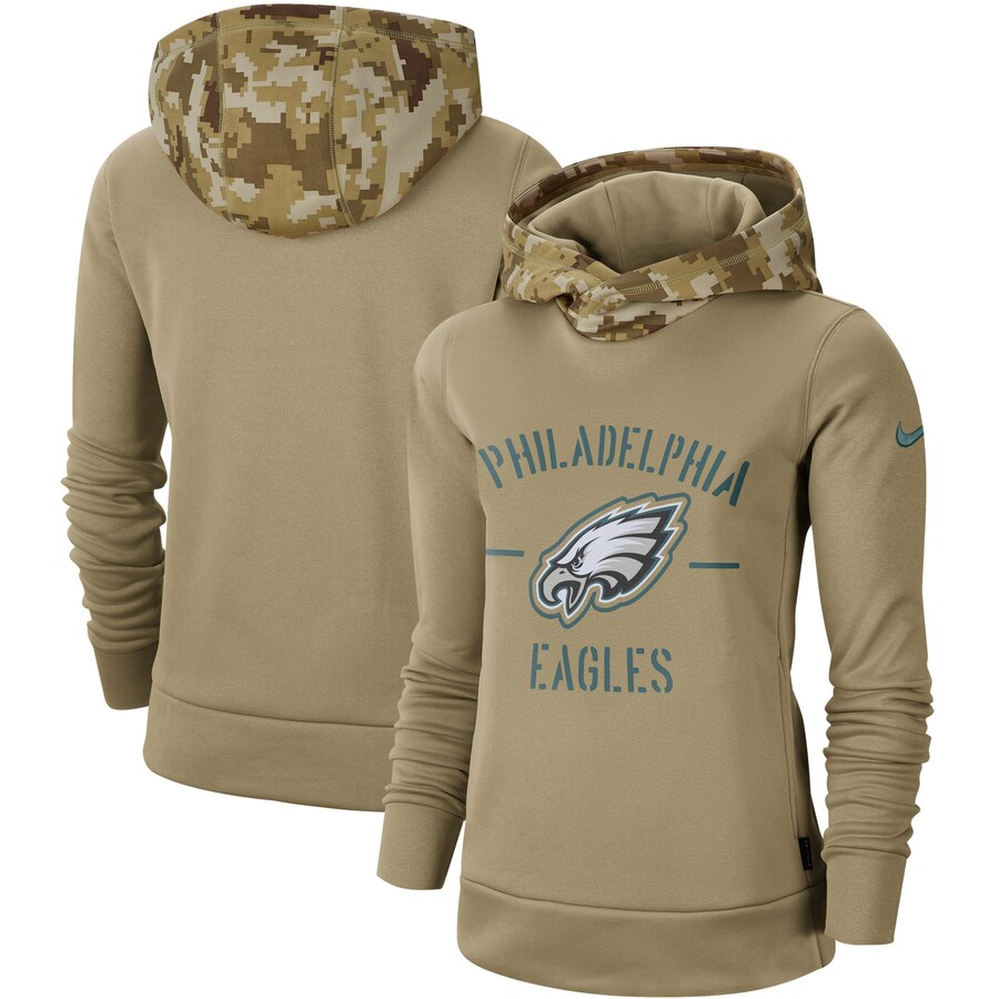 Philadelphia Eagles "Salute to Service" Activewear Pullover Hoodie (Women)